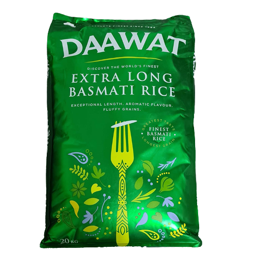 DAAWAT EXTRA BASMATI RICE 20KG